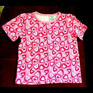 Girls heart t-shirt